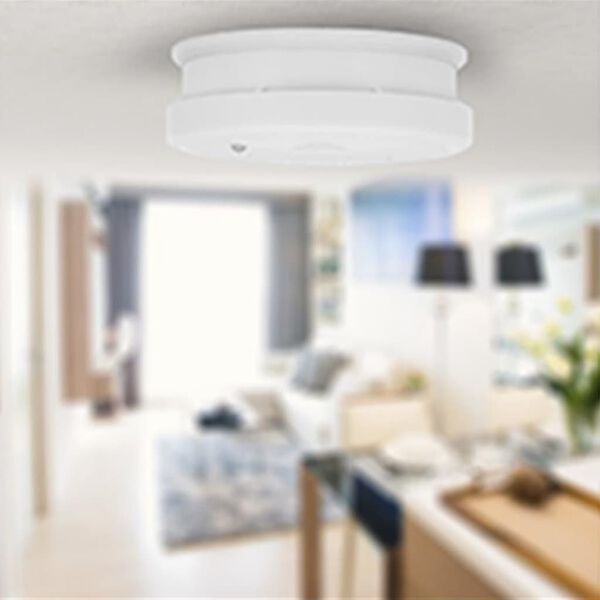 Smartwares Detector de humo blanco 10x10x3,5 cm