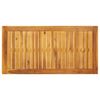 vidaXL Mesa de comedor de jard&iacute;n madera maciza de acacia 110x55x75 cm