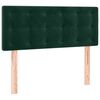 vidaXL Cama box spring con colch&oacute;n terciopelo verde oscuro 120x190 cm