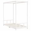 vidaXL Estructura de cama para ni&ntilde;os madera de pino blanco 90x200 cm