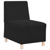vidaXL Sill&oacute;n sin brazos de terciopelo negro 55 cm