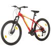 vidaXL Bicicleta montaña 21 velocidades 27,5 pulgadas rueda 38 cm rojo