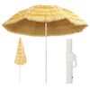 vidaXL Sombrilla de playa estilo Hawaii natural 300 cm