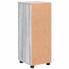 vidaXL Gabinete de Ba&ntilde;o con caj&oacute;n Gris Sonoma 30 x 35 x 80 cm