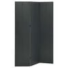 vidaXL Biombo divisor de 3 paneles acero antracita 120x180 cm
