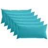 vidaXL Funda de almohada 6 pcs HEERLEN Tuquesa 40 x 70 cm Poli&eacute;ster