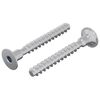 vidaXL Tornillo 2 uds. Recubierto de zinc 5 x 40 mm Hierro