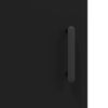 vidaXL Armario de pared madera de ingenier&iacute;a negro 69,5x34x90 cm