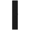 vidaXL Vitrina Roble negro 80 x 35 x 180 cm Madera contrachapada