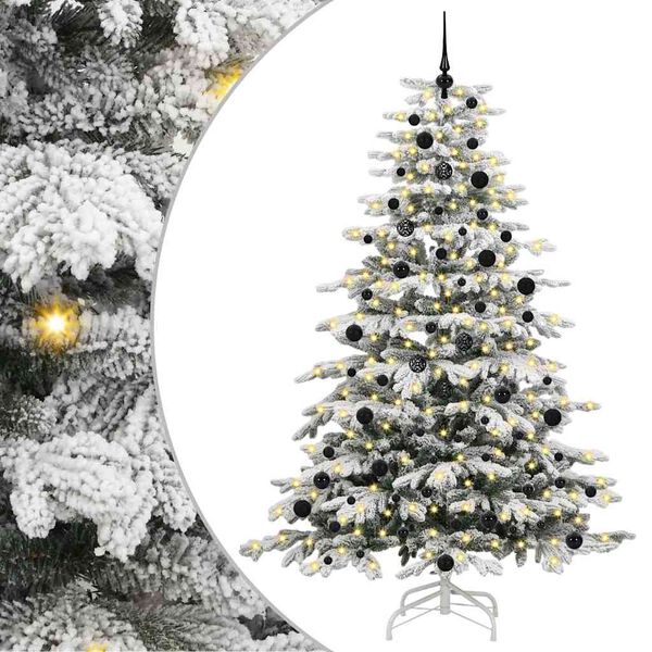 vidaXL &Aacute;rbol de Navidad artificial con ramas articuladas 240 cm