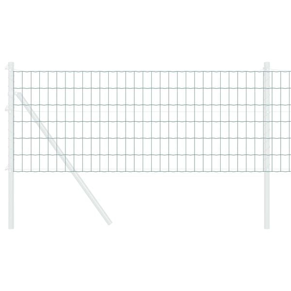 vidaXL Euro Valla Verde 0,6 x 25 m Hierro recubierto de PVC