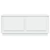 vidaXL Mesa de centro madera contrachapada blanco 102x50x44 cm
