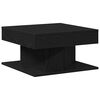 vidaXL Mesa de Caf&eacute; Roble Negro 57 x 57 x 30 cm Madera de ingenier&iacute;a