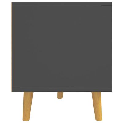 vidaXL Mueble de TV madera de ingeniería gris 90x40x48,5 cm