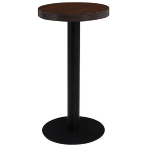vidaXL Mesa de bistró MDF marrón oscuro 40 cm