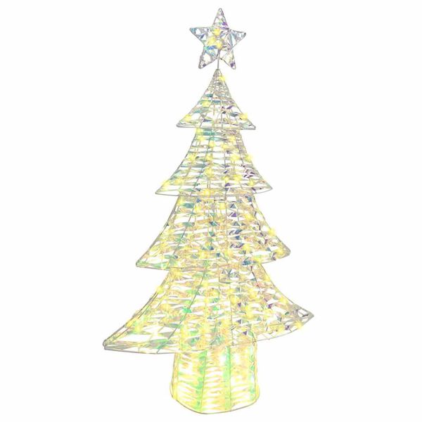 vidaXL &Aacute;rbol de Navidad con 160 LED c&aacute;lido 150 cm PET
