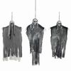vidaXL Fantasma Colgante de Halloween 3 pcs Negro 66 x 110 cm