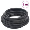vidaXL Manguera de aire h&iacute;brida caucho y PVC negro 15 mm 5 m