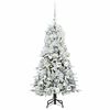 vidaXL Árbol de Navidad artificial con ramas articuladas Verde 120 cm