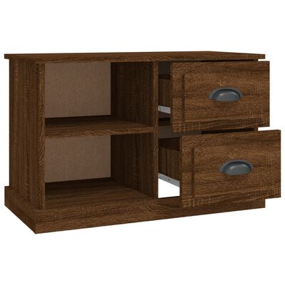 vidaXL Mueble de TV madera contrachapada roble marrón 73x35,5x47,5 cm