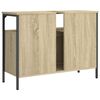 vidaXL Armario lavabo ba&ntilde;o madera ingenier&iacute;a roble Sonoma 80x30x60 cm