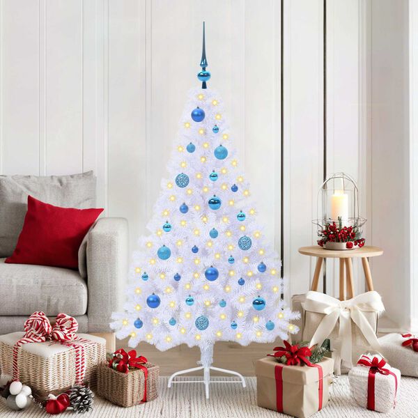 vidaXL &Aacute;rbol de Navidad artificial con 150 LED 150 cm PVC y Acero