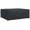 vidaXL Funda para muebles Liso Negro 250 x 210 x 90 cm 600D