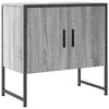 vidaXL Armario lavabo ba&ntilde;o madera ingenier&iacute;a gris Sonoma 60x33x60 cm