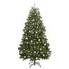 vidaXL &Aacute;rbol de Navidad artificial Verde 210 cm PVC y Metal