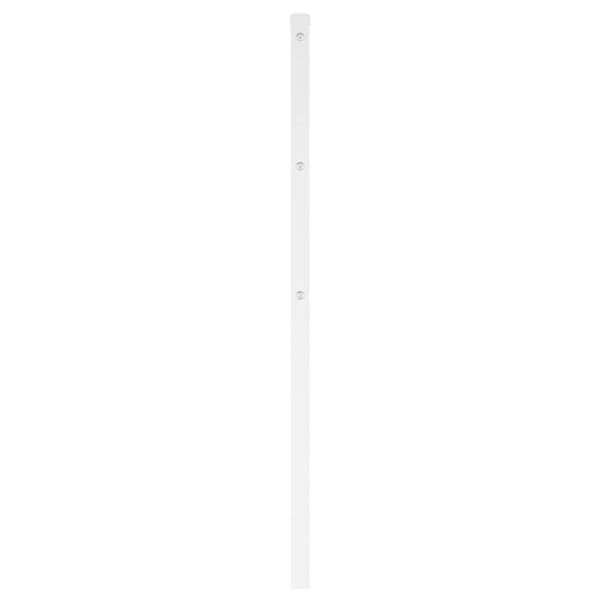vidaXL Cabecero de metal blanco 160 cm