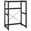 vidaXL Estructura de lavabo de hierro negro 59x38x83 cm