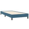 vidaXL Cama box spring con colch&oacute;n terciopelo azul oscuro 100x220 cm