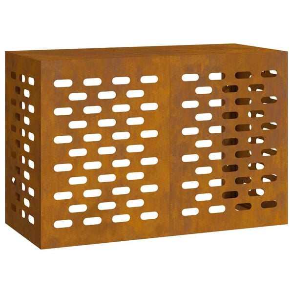 vidaXL Funda para Aire Acondicionado Oxidado 90 x 40 x 60 cm
