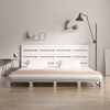 vidaXL Estructura de cama sin colch&oacute;n madera maciza de pino 160x200 cm