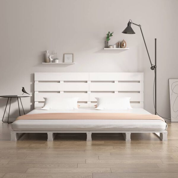 vidaXL Estructura de cama sin colch&oacute;n madera maciza de pino 160x200 cm
