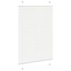 vidaXL Estor Plisado blanco 95x150 cm Tela Ancho 94,4 cm Poliéster
