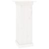 vidaXL Soporte para plantas madera maciza de pino blanco 40x40x90 cm