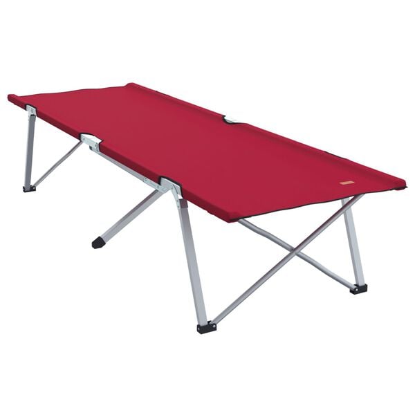 vidaXL Cama de Camping Plegable Rojo 62 x 194 x 42 cm Tela Oxford