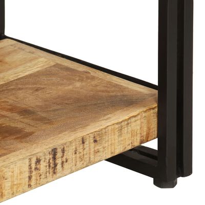 vidaXL Estantería de 3 niveles madera maciza de mango 140x30x80 cm