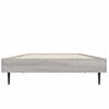 vidaXL Estructura de cama madera de ingenier&iacute;a gris Sonoma 75x190 cm