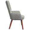 vidaXL sill&oacute;n Gris Claro 63 x 67 x 94 cm Terciopelo