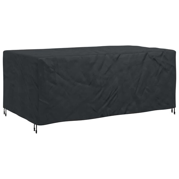 vidaXL Funda para muebles Liso Negro 240 x 140 x 90 cm 210D