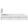 vidaXL Estructura de cama 135 x 190 cm Madera de pino macizo