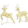 vidaXL Renos LED con 40 LED 5 pcs Dorado PET