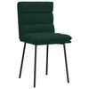 vidaXL Sillas de comedor 6 unidades terciopelo verde oscuro