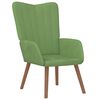 vidaXL Sill&oacute;n de relax de terciopelo verde claro