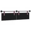 vidaXL Cabecera Colgante Morado 170 x 55 x 7 cm Terciopelo
