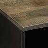vidaXL Mueble de TV madera maciza de mango negro 100x33x46 cm
