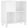vidaXL Mueble para discos madera contrachapada blanco 84,5x38x89 cm