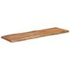 vidaXL Tablero rectangular madera de acacia borde vivo 120x40x2,5 cm